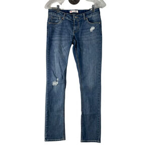 Levi's 711 Skinny Distress Blue Jeans 16R